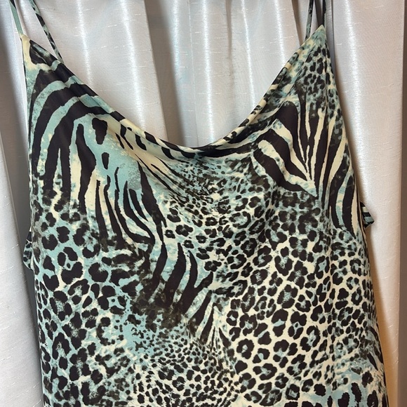 Natori Cruz animal print chemise, nightgown, xl - Picture 2 of 6